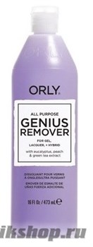 Orly Genius All Purpose Remover Жидкость для удаления гель-лака и лака, ухаживающая 473 мл