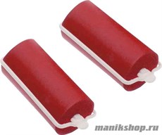 Dewal Beauty Бигуди резиновые DBRZ-22 красные (d22мм*70мм) 10шт/уп