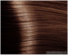 5.43 Kapous Hyaluronic acid Крем-краска для волос 100мл Светлый коричневый медный золотистый
