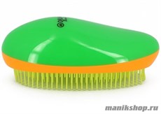 Dewal Beauty Щётка массажная DBT-01 салатовая (для легкого расчесывания волос)