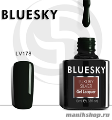 Bluesky Luxury Silver Гель-лак 10мл LV178  черный