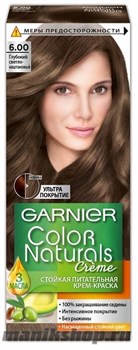 Garnier Краска для волос Колор Нэчралс 6.00 Глубокий светло-каштановый