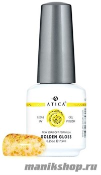 № 120 Atica Гель-лак для ногтей GOLDEN GLOSS 7,5мл