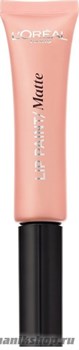 LOREAL Блеск для губ Lip Paint/ Matte, тон 208 ванильный бисквит