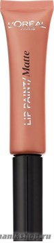 LOREAL Блеск для губ Lip Paint/ Matte, тон 209 утренний амаретто