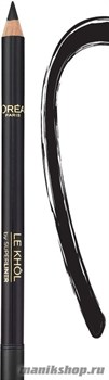 L'OREAL Карандаш для глаз Color Riche Le Khol, тон 101 ночной Нью Йорк
