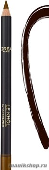 46931 L'OREAL Карандаш для глаз Color Riche Le Khol, тон 102  крепкий экспрессо