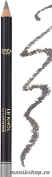 46940 L'OREAL Карандаш для глаз Color Riche Le Khol, тон 111 городской асфальт