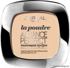 L'OREAL Пудра компактная Alliance Perfect, тон D1 Светло-опаловый золотистый