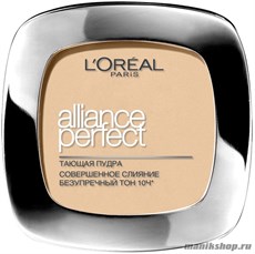 41950 L'OREAL Пудра компактная Alliance Perfect, тон D5 Бежевый золотистый