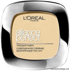 41954 L'OREAL Пудра компактная Alliance Perfect, тон N2 Ваниль