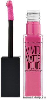 Maybelline Губная помада VIVID MATTE жидкая, матовая тон 20 коралловый