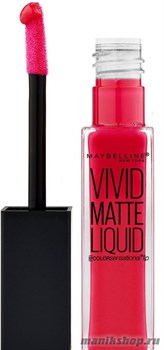 Maybelline Губная помада VIVID MATTE жидкая, матовая тон 35 взрывной рубин