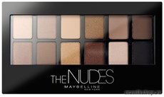 72165 Maybelline Палетка теней для век Nudes тон 01 натуральные оттенки 12 цветов