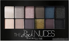 Maybelline Палетка теней для век Rock Nudes тон 02 натуральные оттенки 12 цветов