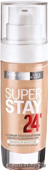 73360 Maybelline Суперстойкий Тональный крем "SUPERSTAY24" 30мл тон 03 натурально- бежевый