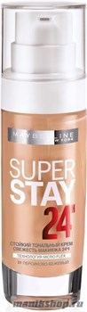 73366 Maybelline Суперстойкий Тональный крем "SUPERSTAY24" 30мл тон 31 персиково- бежевый