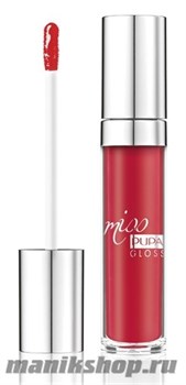 81995 Pupa 0032305 Блеск для губ 3D эффект "Miss Pupa GLOSS" тон 305 значимый красный