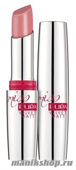 Pupa 020013 200 Помада для губ "Miss Pupa Velvet Mat" тон 200 Сладкий розовый