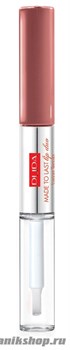 82360 Pupa 21B011  Жидкая помада для губ  "Made To Lip Duo" тон 011