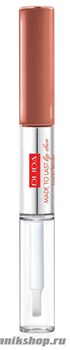 Pupa 21B012  Жидкая помада для губ  "Made To Lip Duo" тон 012