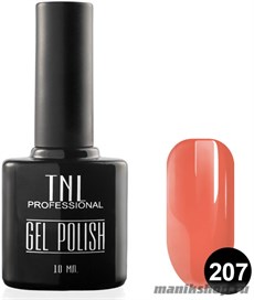 Гель-лак "TNL" №207 светлая киноварь (10мл) только LED-лампа
