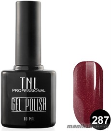 Цветной гель-лак TNL №287 Коричнево-малиновый 10мл