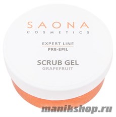 0446 Saona Cosmetics Очищающий гель-скраб с экстрактом грейпфрута 350мл (Отшелушивает кожу)