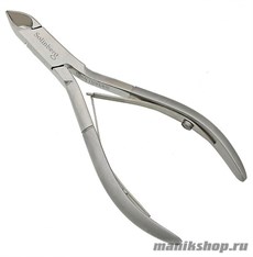 3066 Solinberg Кусачки для кутикулы 222-122 матовые, двойная пружина, лезвия 6мм