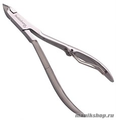 4003 Solinberg Кусачки для кутикулы 222-0011 серебристые, одинарная пружина, лезвия 4мм