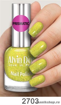2703/23911 Alvin D'or Prismatic ADN-27 Лак для ногтей 2703 спелый лайм 15мл