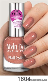 1604/69219 Alvin D'or ADN-16 Лак-Гель для ногтей 1604 розовый жемчуг 15мл