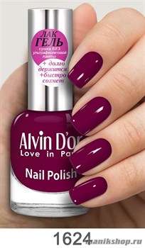 1624/86503 Alvin D'or ADN-16 Лак-Гель для ногтей 1624 спелая ягода 15мл