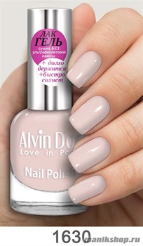 1630/86565 Alvin D'or ADN-16 Лак-Гель для ногтей 1630 слоновая кость 15мл