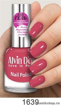 1639/21989 Alvin D'or ADN-16 Лак-Гель для ногтей 1639 матовый розовый пион 15мл