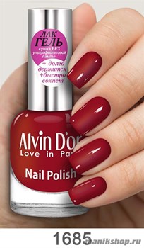 1685/25123 Alvin D'or ADN-16 Лак-Гель для ногтей 1685 красный перламутр 15мл