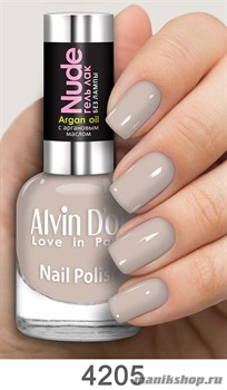 4205/18183 Alvin D'or ADN-4205 Лак-Гель NUDE матовый  слоновая кость
