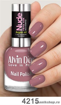 4215/18282 Alvin D'or ADN-4215 Лак-Гель NUDE матовый ягодный коктейль