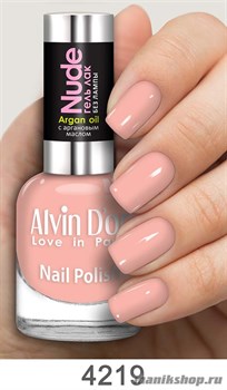 4219/18329 Alvin D'or ADN-4219 Лак-Гель NUDE матовый розовый пион