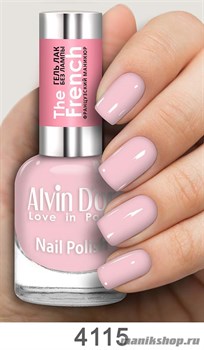 4115 Alvin D'or ADN-41 The French Лак-Гель для ногтей 4115 розовый 15мл