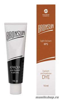 BR-1005 Sexy Brow Краска для ресниц и бровей "Bronsun" №5 светло-коричневый 15мл