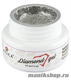 Atica Гель-Паста для ногтей Diamond Silver 5мл Серебро