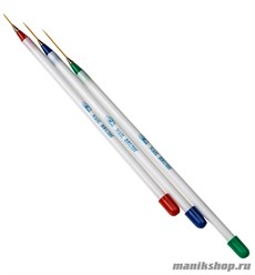 ZO Набор кистей для дизайна ногтей FBD-352 кисти для рисования (3шт)