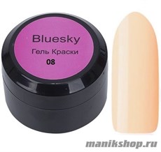 11249 Bluesky Гель-краска серии Классик №08 крем брюле 8мл с липким слоем
