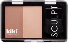 50027 KiKi Румяна контурные для лица Contour, тон 702 светло-коричневый, светло-персиковый