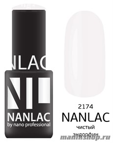 2174 NANLAC Гель-лак "Эмаль" 6мл Чистый эндорфин (оттенок "слоновая кость")