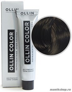 3/0 Ollin Color Перманентная крем-краска для волос 60мл темный шатен