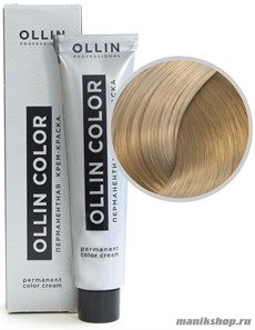 9/1 Ollin Color Перманентная крем-краска для волос 60мл блондин пепельный