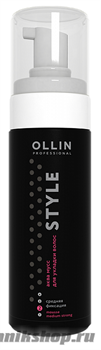 Ollin Style Аква мусс для укладки волос средней фиксации 150мл