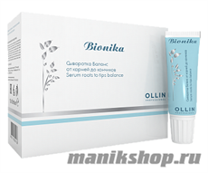 Ollin BioNika Roots To Tips Balance Serum En Энергетическая сыворотка Баланс от корней до кончиков 10шт по 15мл